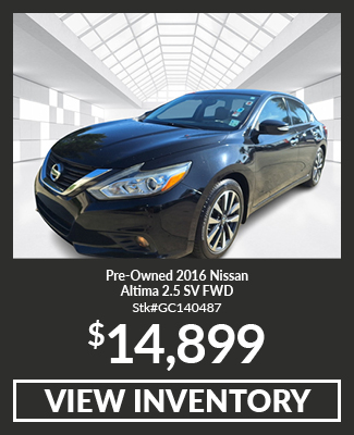 Pre-Owned	2016	Nissan	Altima	2.5 SV FWD	i