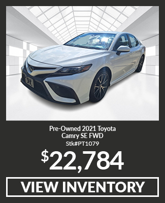 Pre-Owned	2021	Toyota	Camry	SE FWD