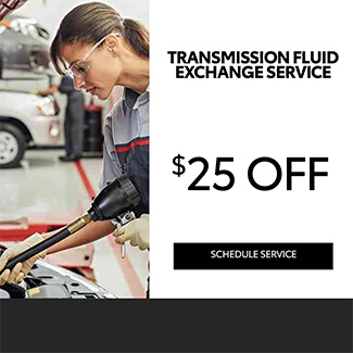 $25 off Transmission Fluid Exchange