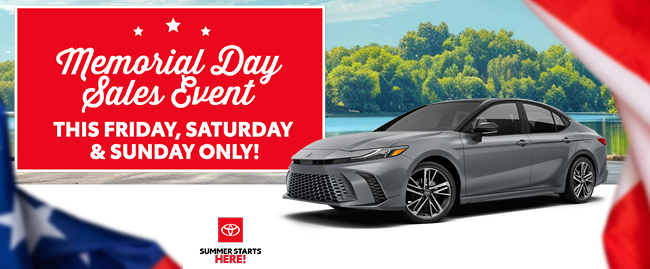 Shortcut to Summer Savings - Summer starts here - Toyota of Montgomery