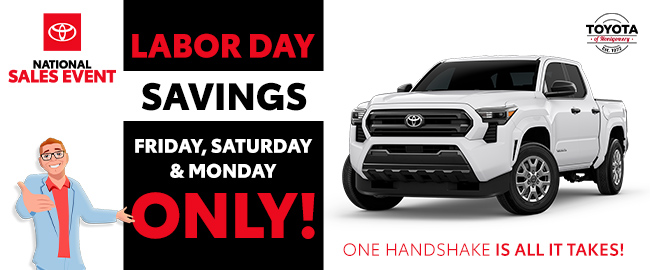 Shortcut to Summer Savings - Summer starts here - Toyota of Montgomery
