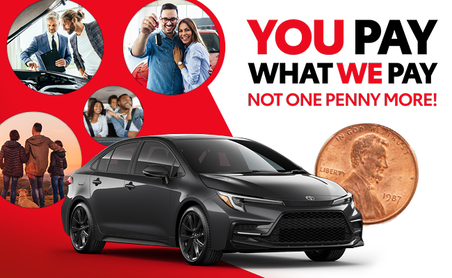 You pay what we pay not one penny more