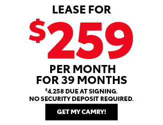 2026 Toyota Camry LE offer