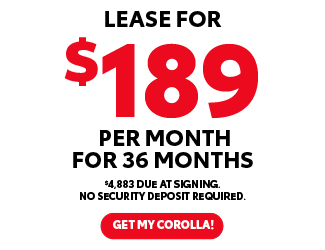 2026 Toyota Corolla LE offer