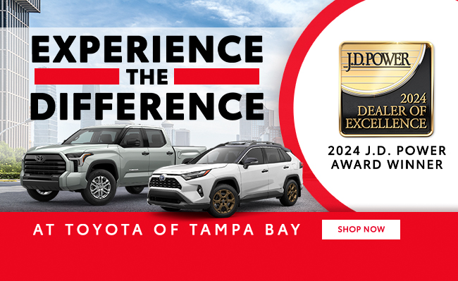 Experience the difference at Toyota of Tampa Bay