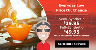 Everyday Low Price Oil change special