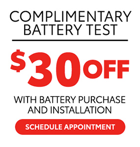 Complimentary battery test