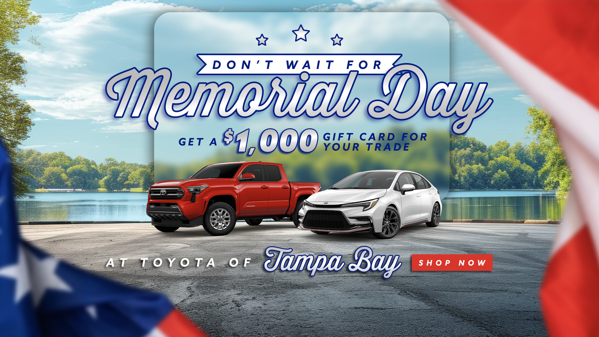 Memorial Day at Toyota of Tampa Bay