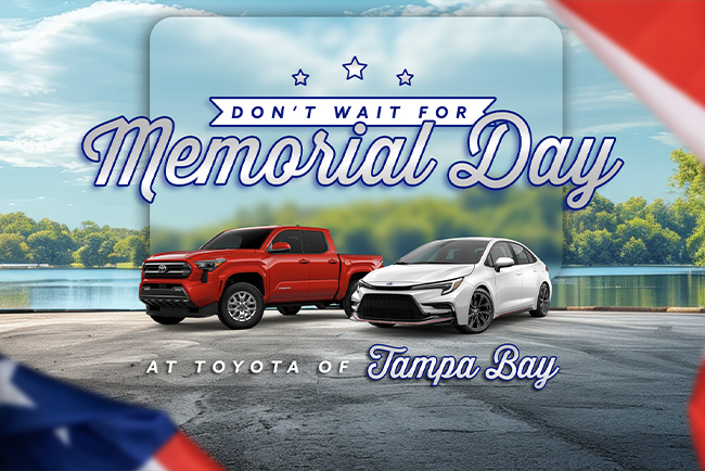 Memorial Day Event at Toyota of Tampa Bay