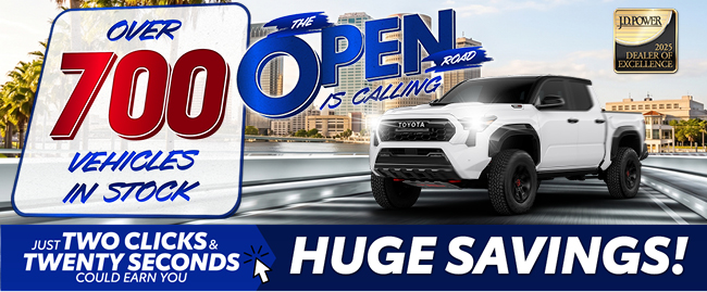 THe open road is calling - Over 700 vehicles in stock with huge savings