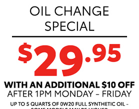oil change special