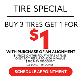 Tire Special buy 3 get one for $1