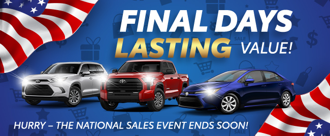 Final Days Labor Day at Toyota of Tampa Bay