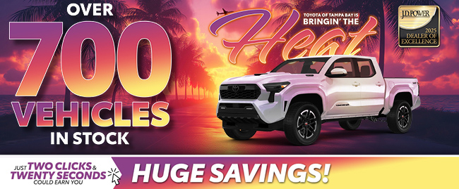 Over 700 vehicles in stock - Just two clicks and 20 seconds could earn you huge savings