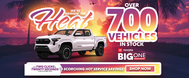 Bringing the heat with Over 700 vehicles in stock