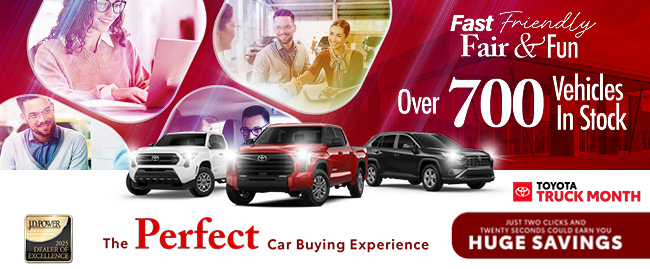 Fast friendly fair and fun - Get the Perfect Toyota Truck Month Experience
