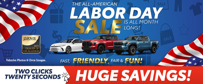 Labor Day Sale all month long