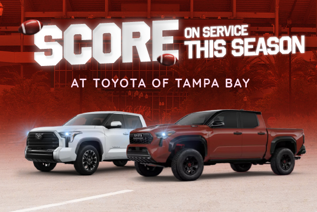 Score on service this season at Toyota of Tampa Bay