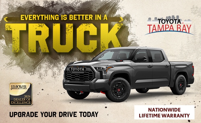 Everything is better in a truck - Toyota of Tampa Bay