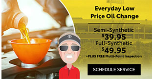 Everyday Low Price Oil change special