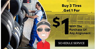 Buy 3 tires get 1 for $1