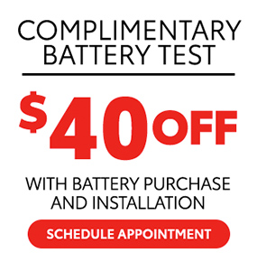 Complimentary battery test