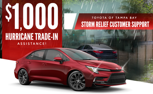 Score this season when you Trade-In - No cost maintenance plan - Toyota of Tampa Bay