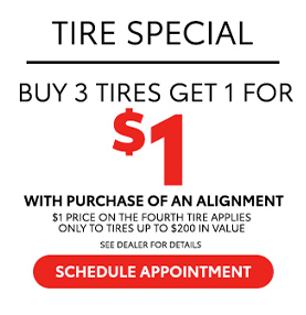 Tire Special buy 3 get one for $1