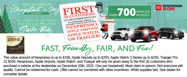 Fast friendly fair and fun Black Friday - Get the Perfect Toyota Truck Month Experience