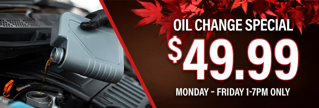 special price on oil change