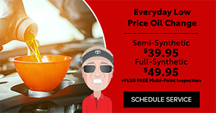 Everyday Low Price Oil change special