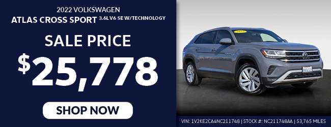 2022 Volkswagen Atlas Cross Sport 3.6L V6 SE w/Technology
