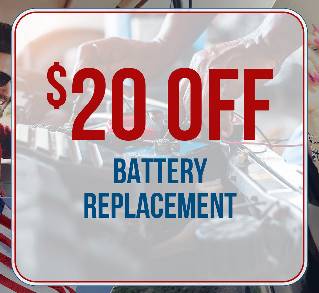 twenty usd off battery replacement