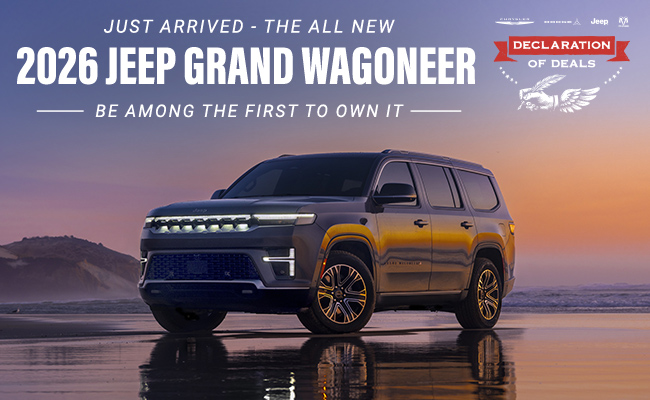 Just arrived the all new 2026 Jeep Grand Wagoneer - Be among the first to own it