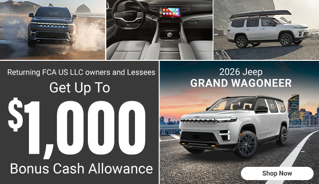 2026 Jeep Grand Wagoneer offer