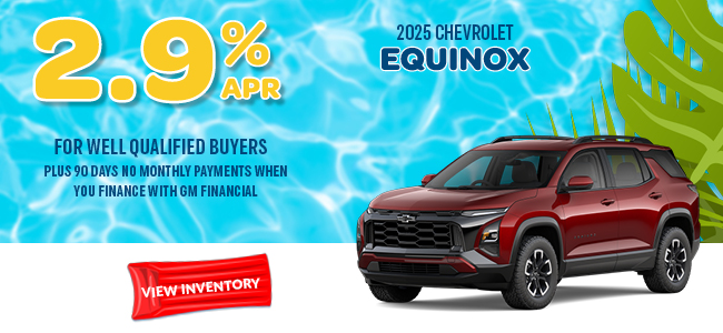 special offer on Chevy Equinox