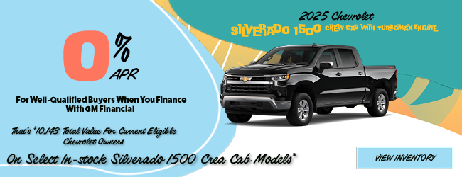 2025 Chevrolet Silverado 1500 Crew Cab With TurboMax Engine offer