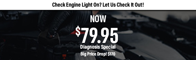 Check Engine LIght on - Let Us check it out