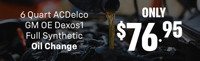 special on full synthetic oil change