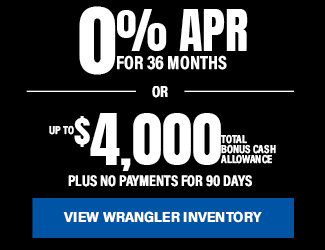 2026 Jeep Wrangler offer