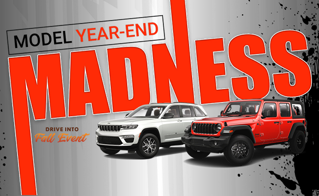 Model Year End Madness drive into Fall Event