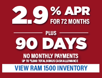 2026 RAM 1500 offer