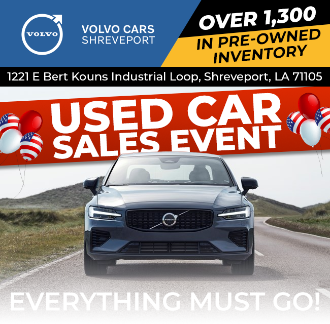 Volvo of Shreveport Used Car Sales Event - everything must go