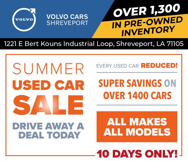 Volvo of Shreveport Used Car Sales Event - everything must go