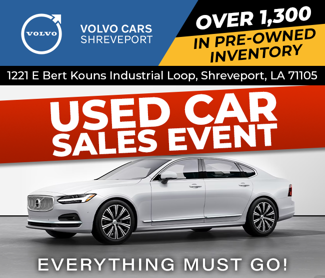 Volvo of Shreveport Used Car Sales Event - everything must go