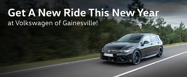 Get a new ride this New Year at Volkswagen of Gainesville