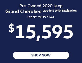 Certified Pre-Owned 2020 jeep grand cherokee laredo image