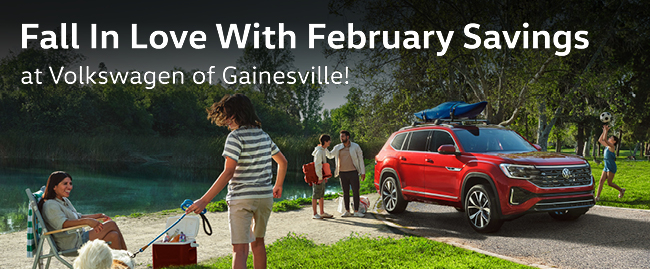 Fall in love with February savings at Volkswagen of Gainesville