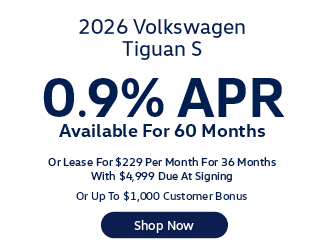2025 Volkswagen Tiguan S offer