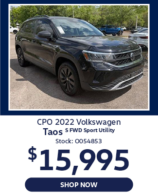 Certified Pre-Owned 2022 Volkswagen Taos S FWD Sport Utility offer